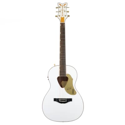 Gretsch G5021WPE Rancher Penguin Parlor Acoustic Electric in White image 3