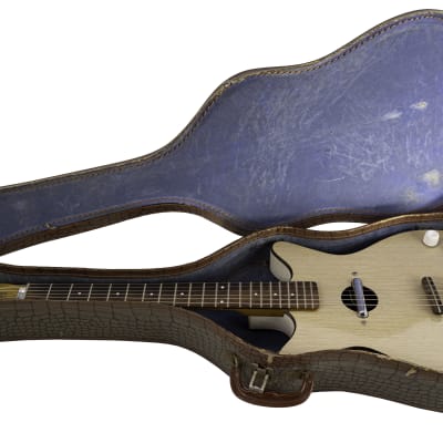 Vintage 1960's Danelectro Convertible Single Pickup Blonde image 6