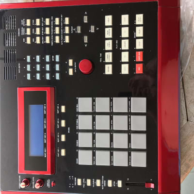 Akai MPC3000 CUSTOM GLOSSY BLACK AND RUBY RED + zip drive +SCSI Production Center image 1