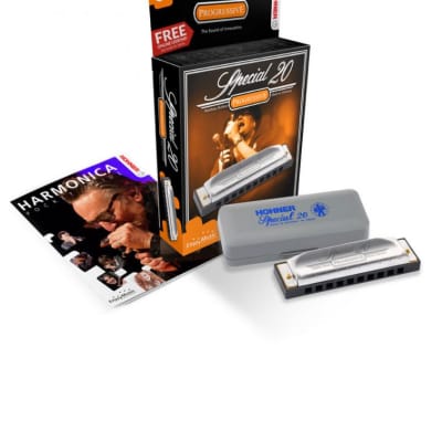 Hohner F Special 20 Diatonic Harmonica - Progressive Series