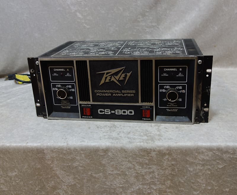 Peavey CS-800 stereo power amp | Reverb