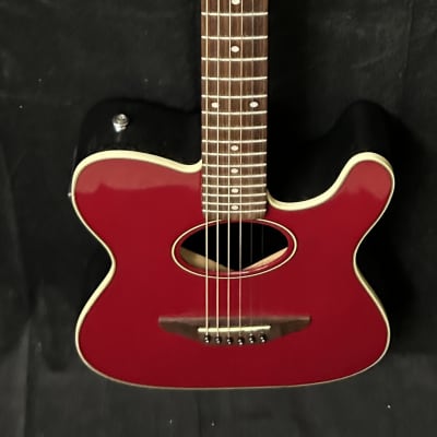 Fender Telecoustic - Red image 6