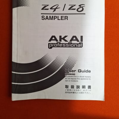 Akai Z4 / Z8 User Guide (Owner's Manual)
