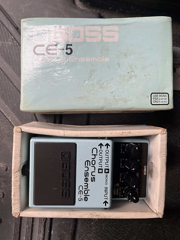 Boss CE-5 Chorus Ensemble ピンクラベル REAL DEAL Dec. 1996 Pink Label Analog Boss CE-5 Chorus