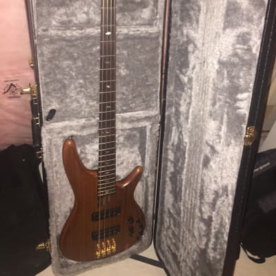 Immagine Ibanez SR1200EL Premium 4-String Bass Natural Flat - 1