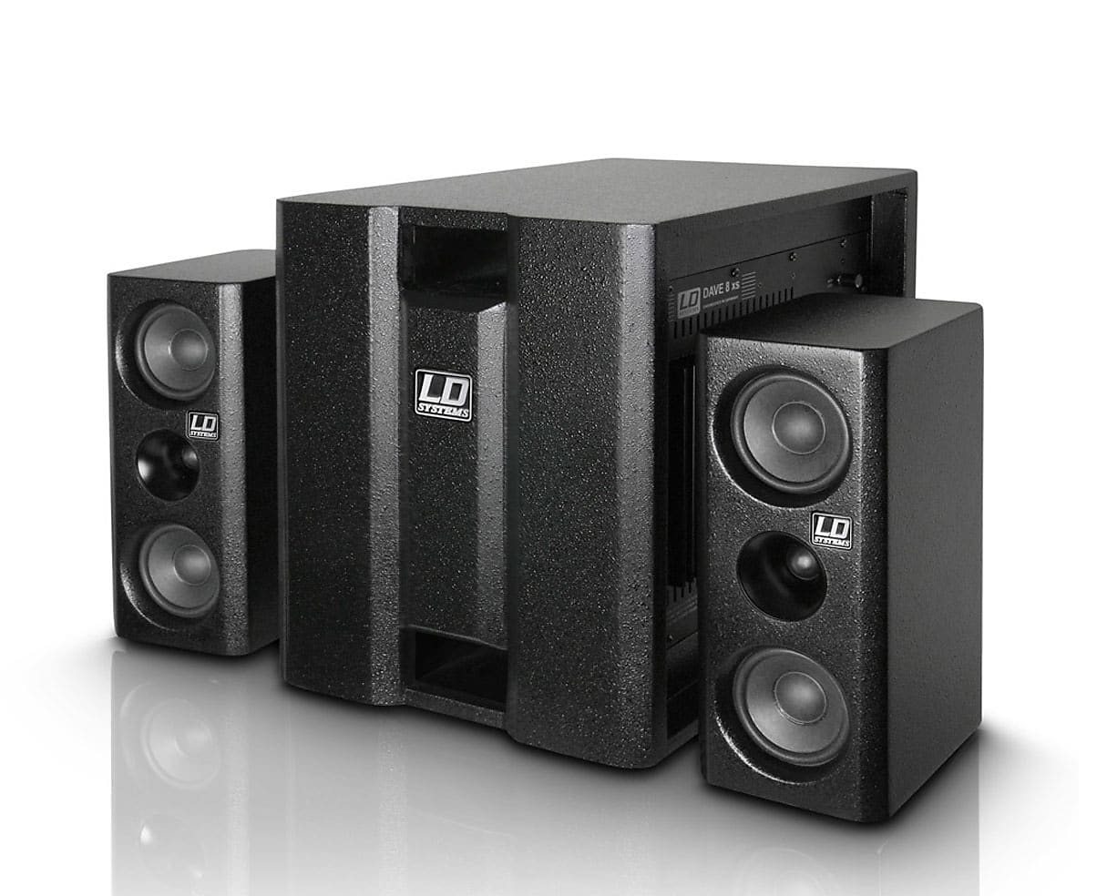 LD Systems DAVE 8 XS Compact PA System Reverb UK