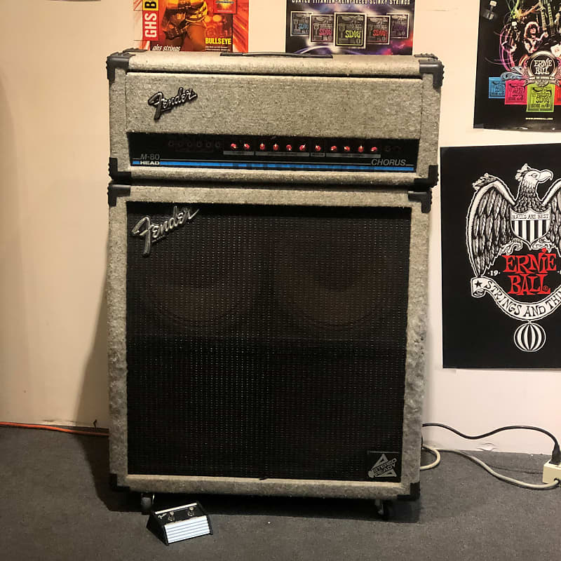 Fender M 80 Chorus Head and 4x12 Cab