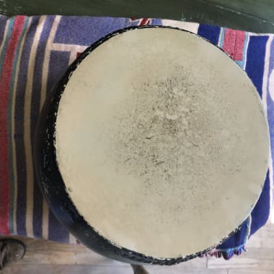 Drum ? Vintage yes Drums  Probably 50's, 60's Painted and paint cracks image 3