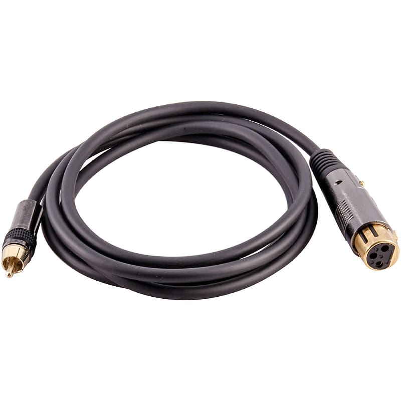 Premium 6 Foot XLR Female to RCA Male Audio Patch Cable - 16 Gauge image 1