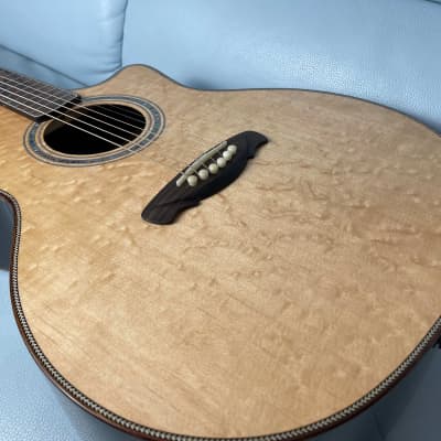 Hsienmo Autumn Bear-claw Sitka Spruce + Wild Indian Rosewood Full Solid Acoustic Guitar SOLD image 5