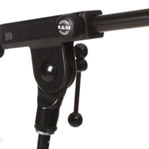 K&M 252 Microphone Stand with Telescoping Boom - Black image 6