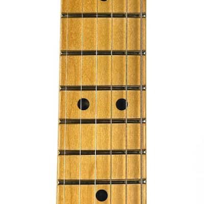 Fender American Ultra Stratocaster® Left-Hand, Maple Fingerboard, Texas Tea image 5