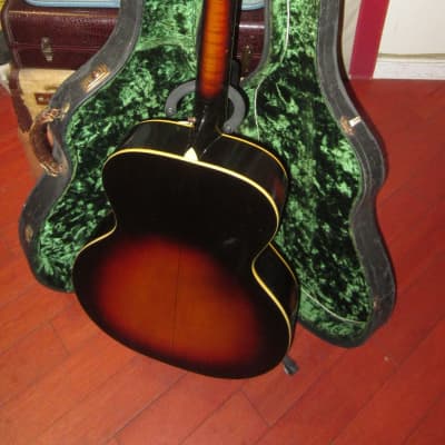~1952 Harmony H 50 Archtop Electric Hollowbody w/ Gibson P-13 Pickup Sunburst image 5