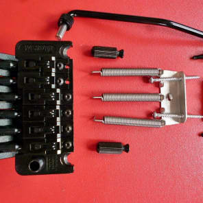 Brand New Black Schaller Floyd Rose Tremolo Bridge set OEM