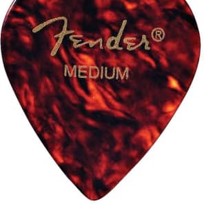 Fender 551 Shape Picks, Shell, Medium, 12 Count 2016