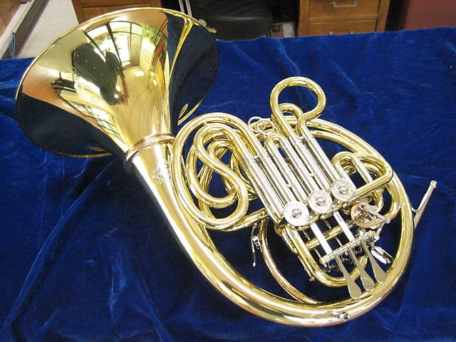 New Alexander 103MAL Double French Horn in yellow brass, lacquered and  detachable bell flare