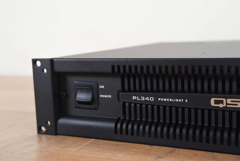 QSC PL340 2-Channel Power Amplifier (church owned) CG00LXM