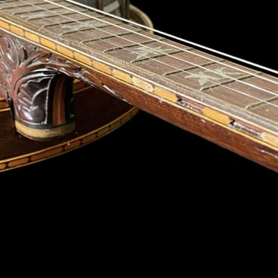 William L. Lange Paramount Style C Tenor Banjo w/ Case - Used image 11