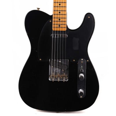 Fender Custom Shop 1951 Nocaster Roasted Ash Journeyman Relic Black image 1