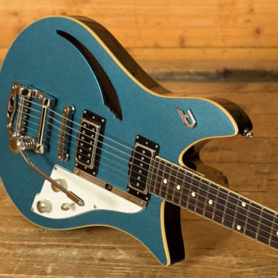 Duesenberg Chambered Guitars | Double Cat - Catalina Blue image 5
