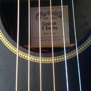 Martin Custom X Acoustic Electric Project 2011 ? Black image 3