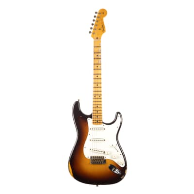 Fender Custom Shop Fat '50s Stratocaster Relic - Wide Fade Chocolate Sunburst image 2