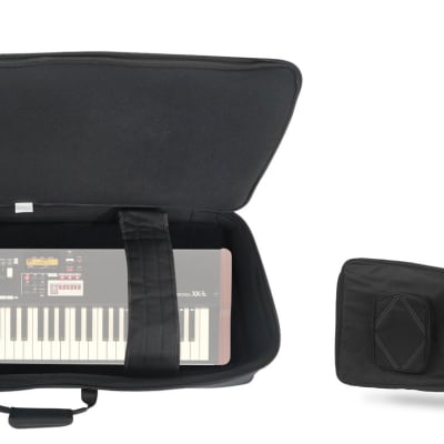 Rockville 76 Key Padded Rigid Durable Keyboard Gig Bag Case For HAMMOND XK-1