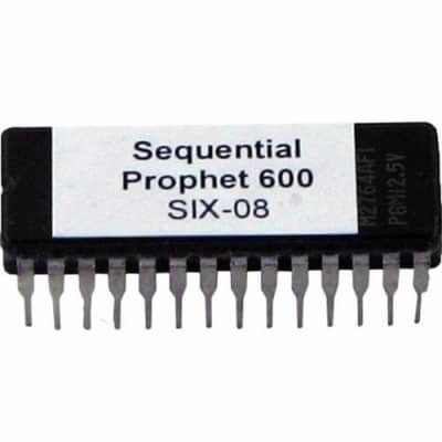 Sequential Circuits Prophet 600 Firmware OS update : SIX-08 - 0.8 Eprom Rom