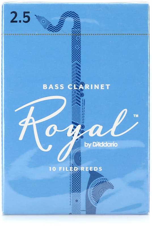 D'Addario REB1025 Royal Bass Clarinet Reed - 2.5 (10-pack) image 1