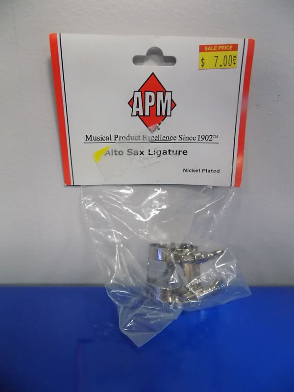 APM 334N Alto Sax Ligature Nickel Plated Reverb