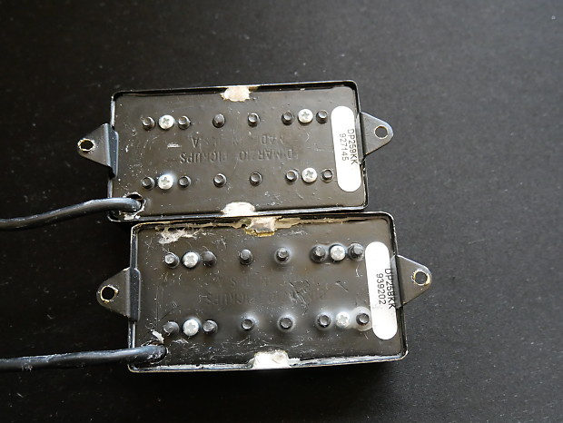 DiMarzio Titan Pickup Set Black Metal Cover DP259 DP258 Bridge & Neck  Humbucker Jake Bowen