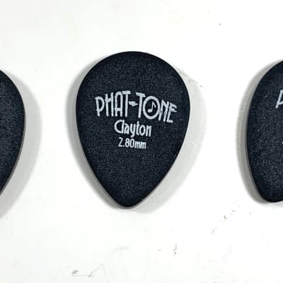 Clayton Guitar Picks  Phat-Tone Teardrop  3-Pack for sale