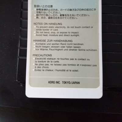 Korg DS-8, DSCU-400 Library card, KORG PS-1 pedal image 6