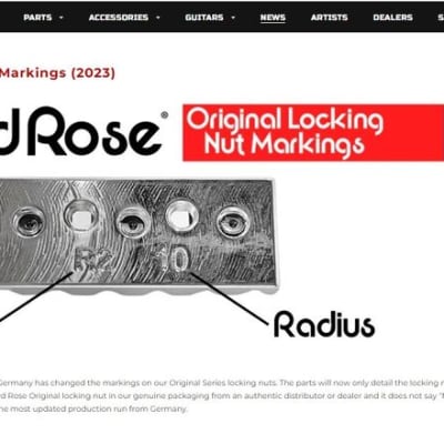 Floyd Rose Original Locking Nut - Black - Choose Between R2, R3, and R4 image 2