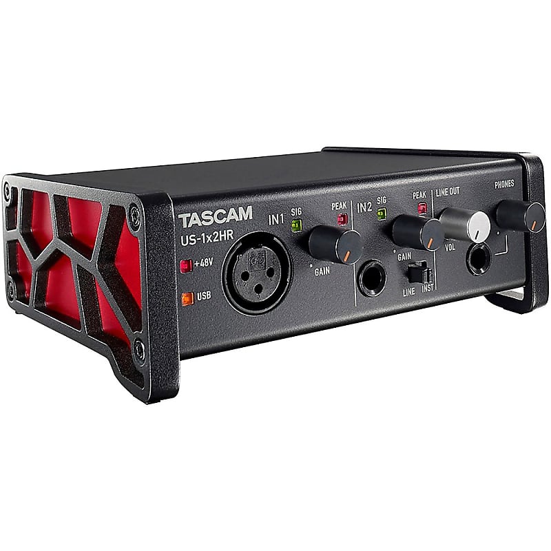 TASCAM US-1X2HR High Resolution USB Audio Interface image 1