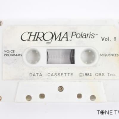 Chroma Polaris Vol 1 Data Casette 1984 Patch Program Sounds VINTAGE SYNTH DEALER image 2