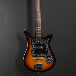 Teisco Del Rey ET-100 Tulip Late 1960's Sunburst image 8