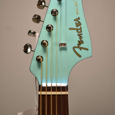 2020 Fender California Series Malibu Player Aqua Splash Finish Acoustic Guitar image 15