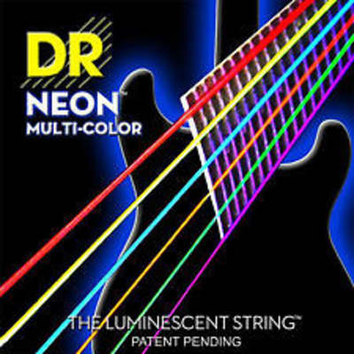 DR NMCA 12 NEON Hi Def Coated Acoustic Guitar Strings Medium 12