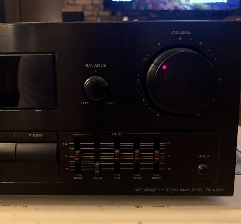 Sony Integrated Stereo Amplifier TA-AX311