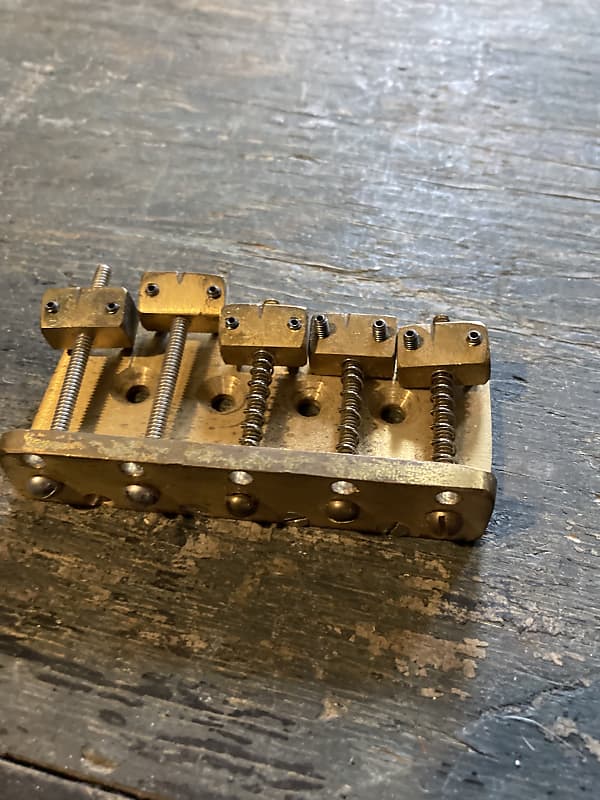 Gorny 5 String Bass Bridge For Project 90's - Brass 