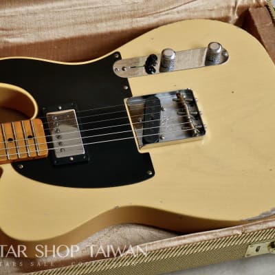 2023 Fender Custom Shop Limited Edition 1951 Telecaster HS Relic Aged-Nocaster Blonde image 3