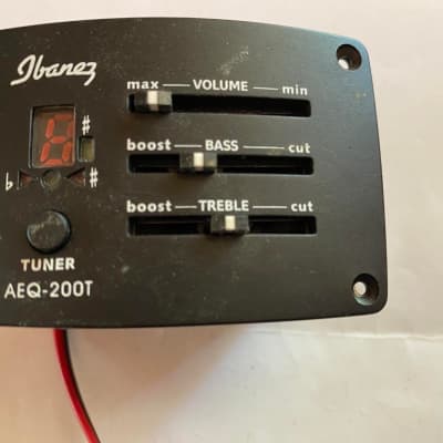 Ibanez AEQ-200T  Preamp w/tuner Replacement (no box) for AEG, G, TCY, V series image 1