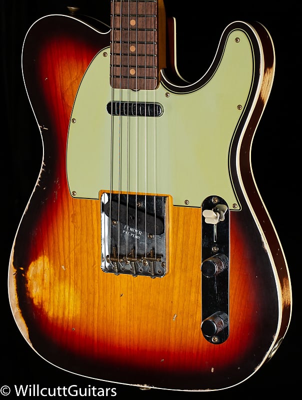 Fender Custom Shop LTD 1960 Telecaster Custom Relic Chocolate 3-Tone Sunburst (394) image 1