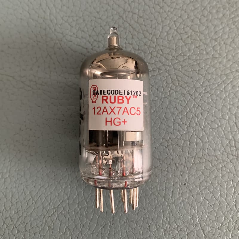 Ruby Tubes 12AX7 AC5 HG+ Preamp Tube Reverb