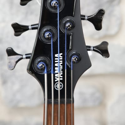 Yamaha RBX375 Electric Bass Guitar, 5 string Black image 5