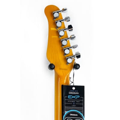 (B Stock) Oscar Schmidt OS-300-TS Strat Style Electric Guitar - Tobacco Sunburst image 6