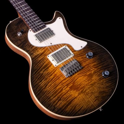 PJD Carey Custom 10th Anniversary Electric Guitar in Cocoa Burst image 5