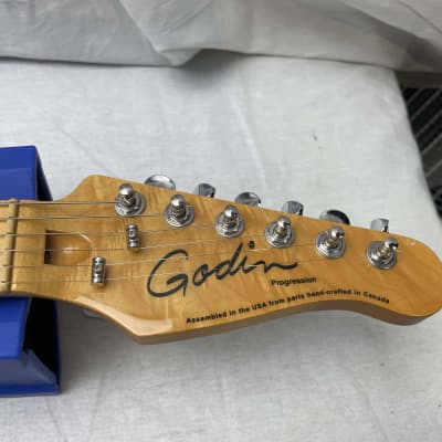 Godin Progression S-style Guitar - modified with Fender American Standard pickups + wiring 2009 image 11