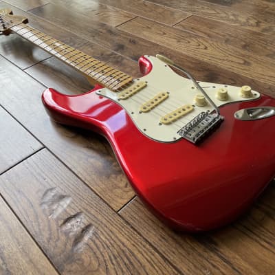 1990 Fender ST-72 Stratocaster 1972 Reissue Electric Guitar Candy Apple Red MIJ Fujigen image 5